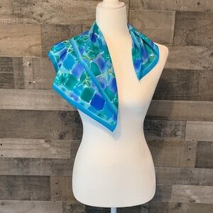 Square Floral Scarf